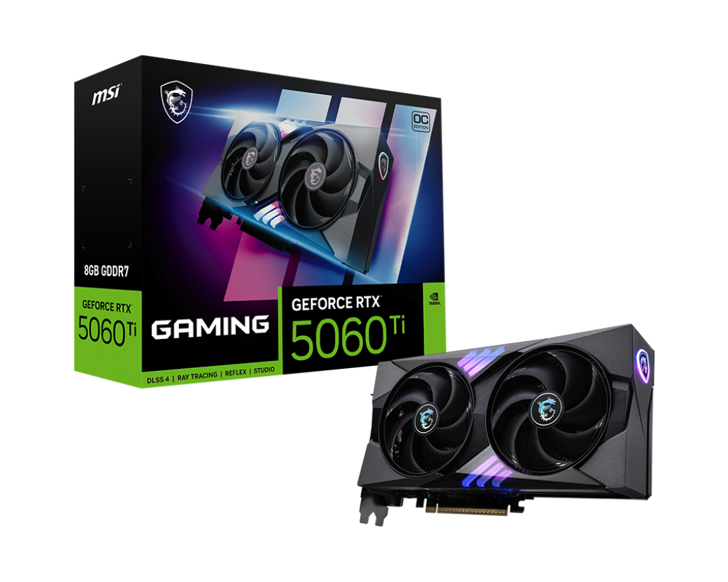 Tarjeta gráfica 5060TI Gaming | 8GB GDDR7 | OC
